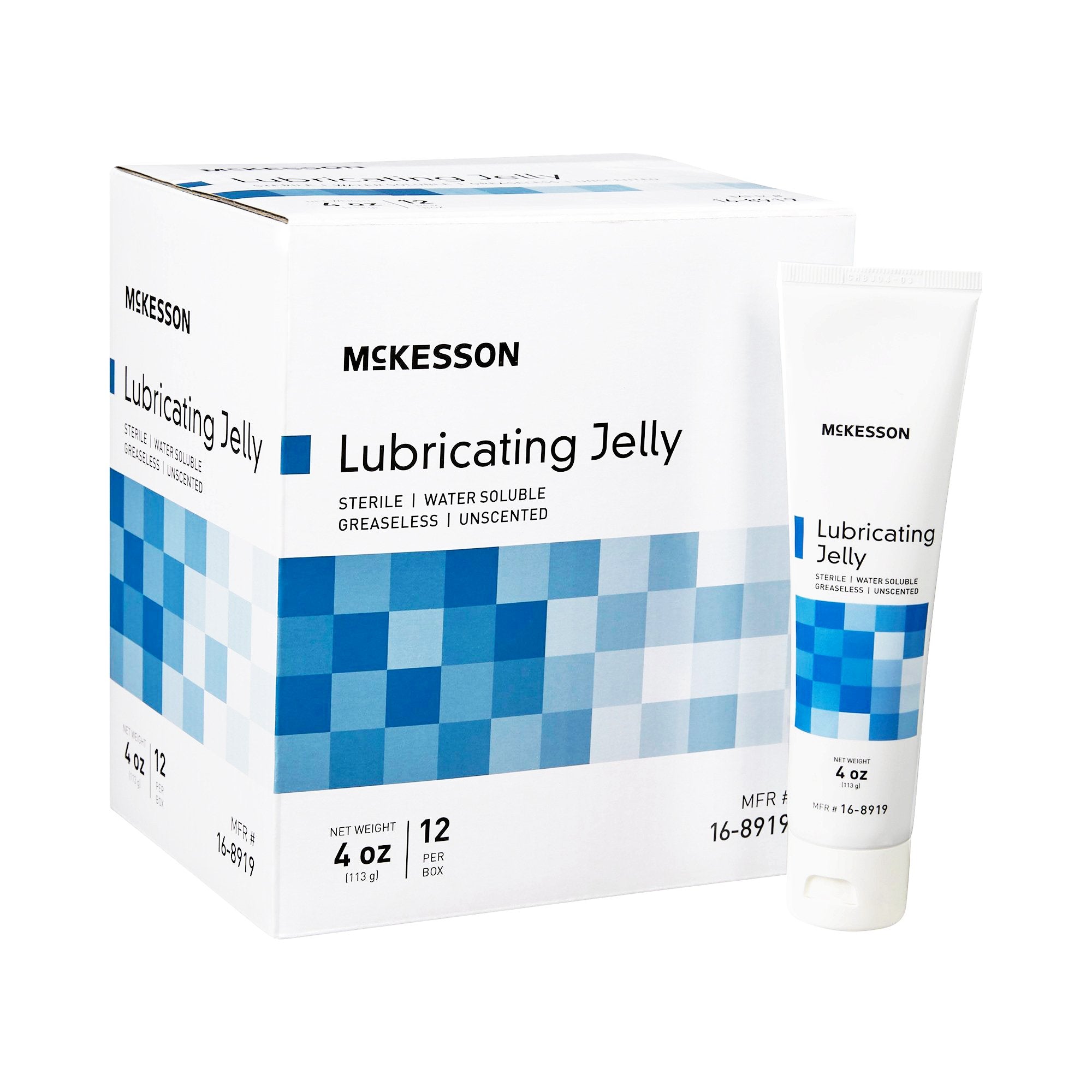 Lubricating Jelly McKesson Tube Sterile 4 oz (Pack of 3)