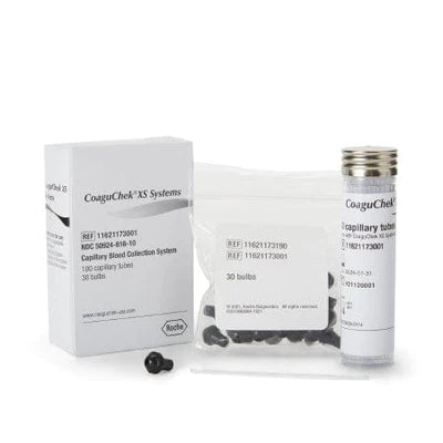 Capillary Tubes and Bulbs 100 Plastic Disposable Capillary Tubes, 30 Bulbs CoaguChek