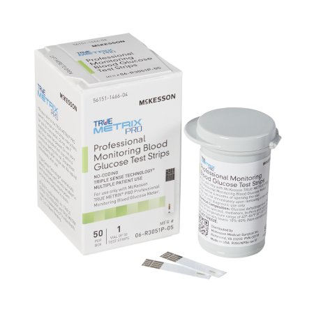 McKesson True METRIX PRO Professional Monitoring Blood Glucose Meter - 1/Box