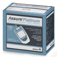 Assure Platinum Blood Glucose Test Strips, 100CT