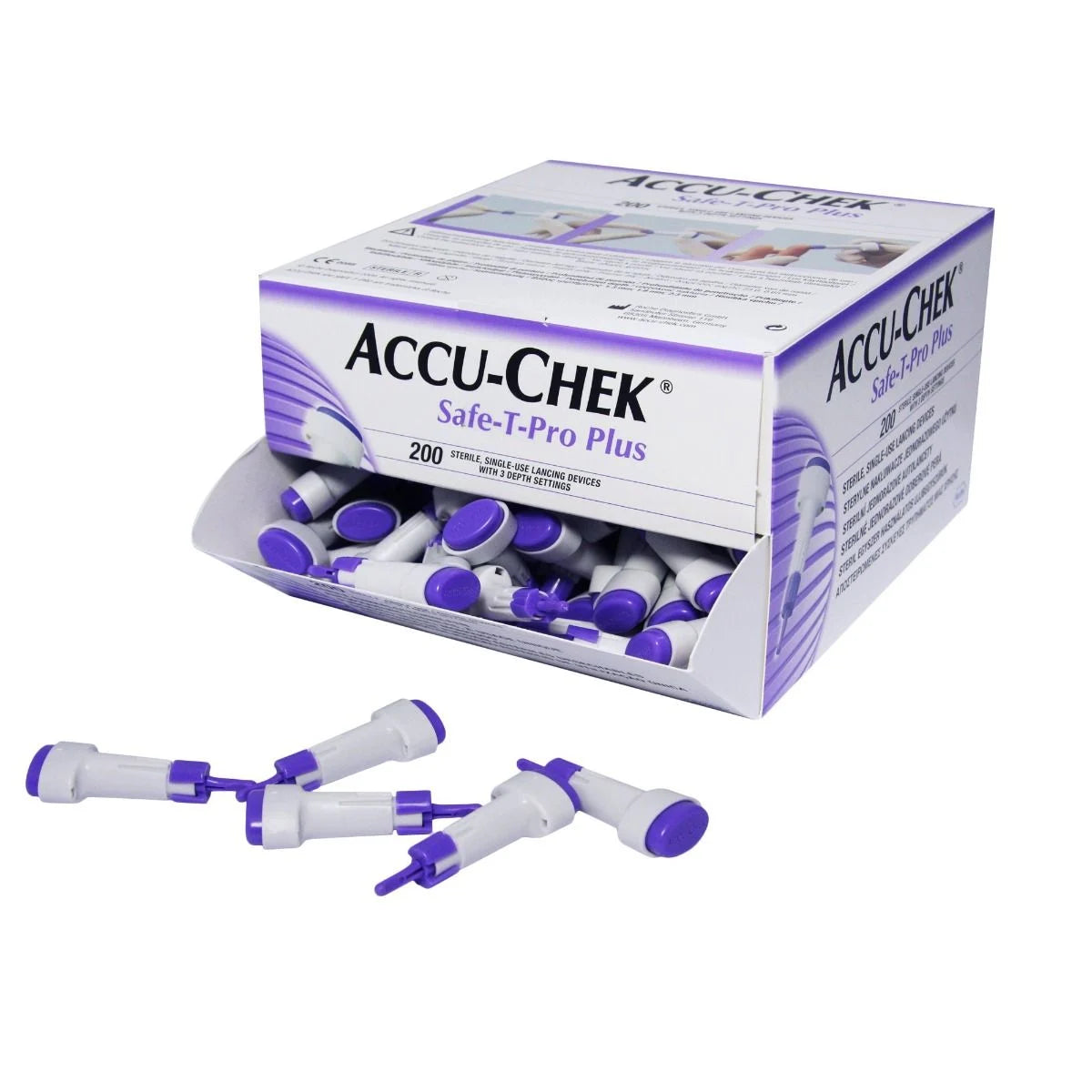 AccuChek Safe-T-Pro Plus  23G Lancets (200 count) Box