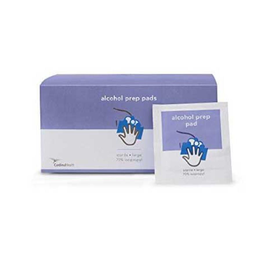 Cardinal Health Sterile Alcohol Wipe, 2-Ply, Medium - 1000 Pads