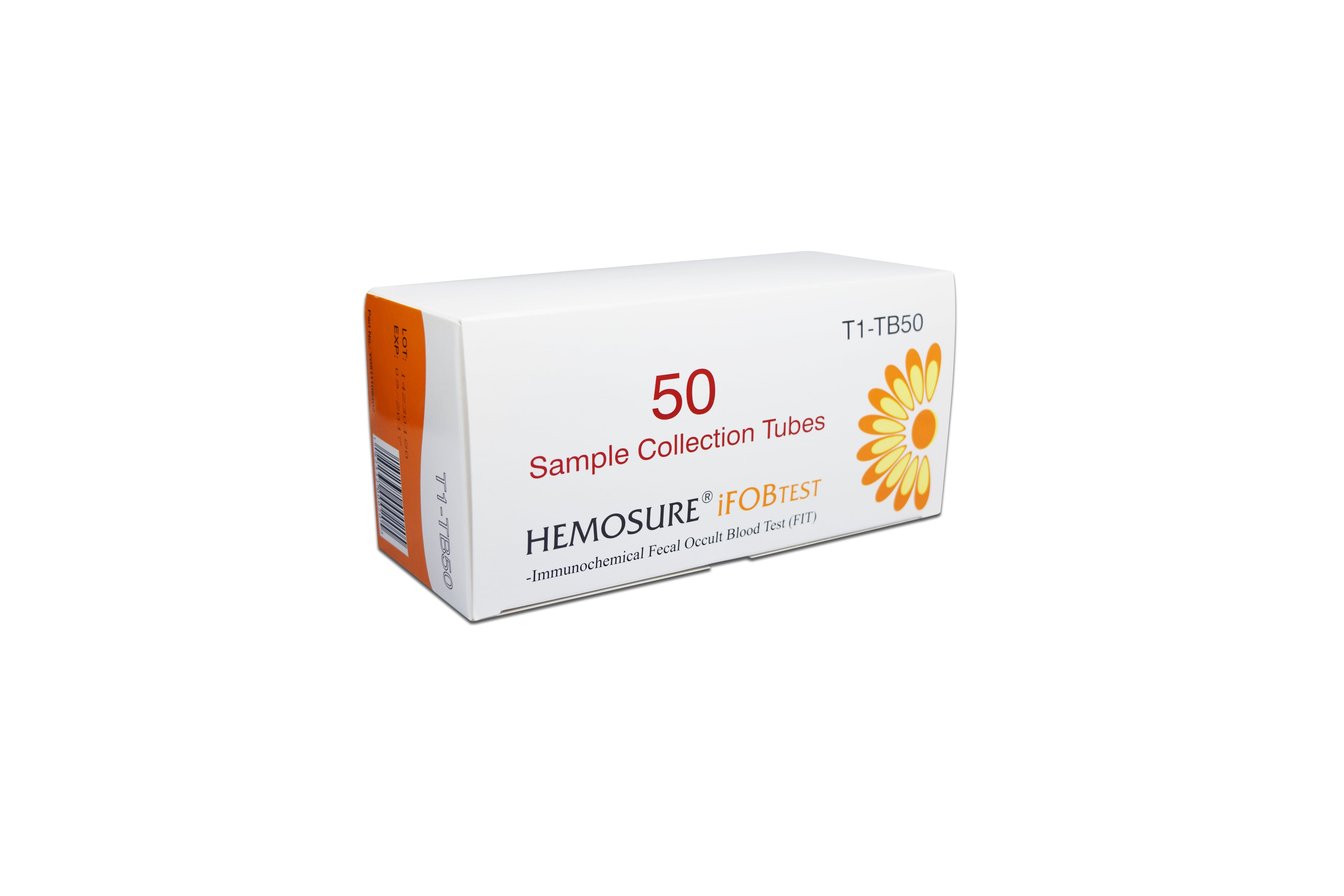 Hemosure iFOB: Immunological Fecal Occult Blood Collection Tube 50/Bx T1-TB50