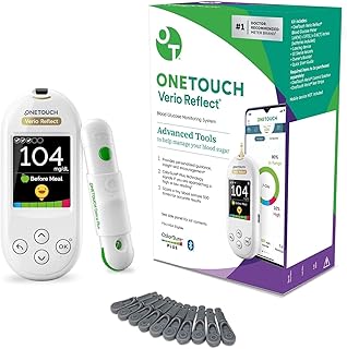 OneTouch  Verio Reflect Blood Glucose Meter Kit + 25 OneTouch Test Strips