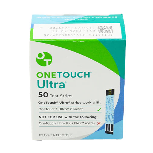 OneTouch  Ultra Blood Glucose Test Strips 50/Bx