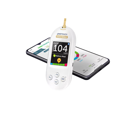 OneTouch  Verio Reflect Blood Glucose Meter Kit + 25 OneTouch Test Strips