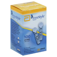 FreeStyle® 28-Gauge Sterile Lancets – 100 Count, Compatible with Abbott Lancing Devices