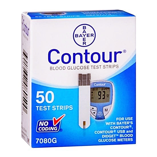 Bayer Contour Test Strips 50 count (Expired)