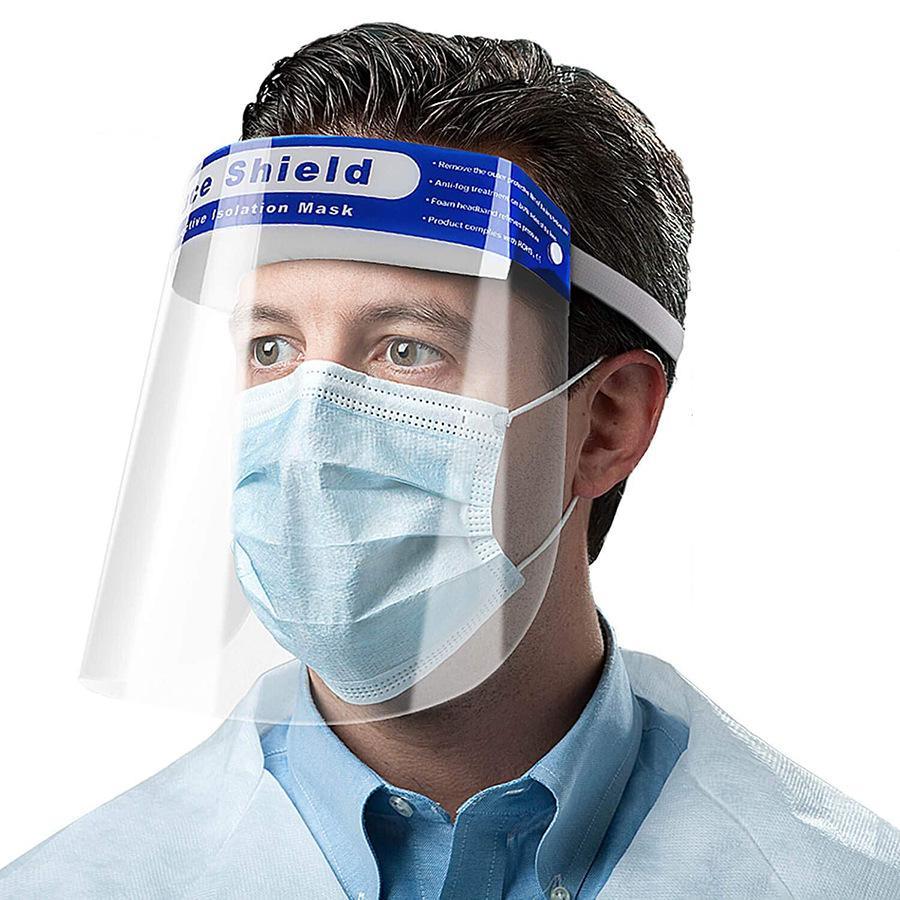 Direct Splash Face Shield – Full-Length, Anti-Fog, Disposable | 1 Count